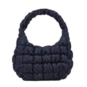 COS Quilted Micro Denim Bag